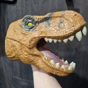 Jurassic World Tyrannasaurus Rex Hand Puppet Head L👀K NWOT